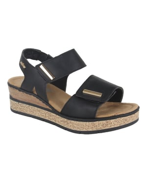 Rieker 681-00 dames sandalen sportief