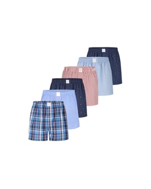 MG-1 Wijde kinder boxershorts jongens 6-pack multicolor d710k