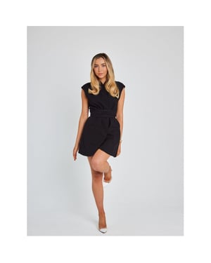 Women's Odd Muse Om The Ultimate Muse Sleeveless Dress With Additional Belts in Black