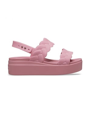 Crocs Brooklyn Woven Thermoplastische Damessandalen Met Rozet