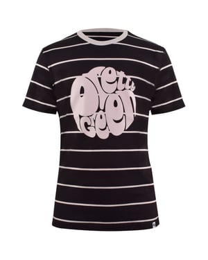 Men's Pretty Green Capella Crew Neck Regular Fit T-Shirt in Black