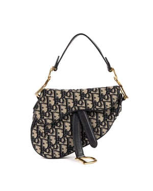 Oblique Saddle Mini Handtas