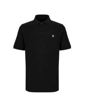Men's Original Penguin Sleeve Polo Shirt in Black