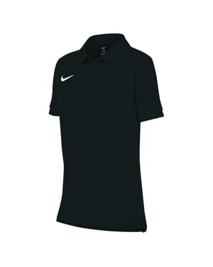 Men's Nike Collared Neck Short Sleeve Polo Shirt in Black