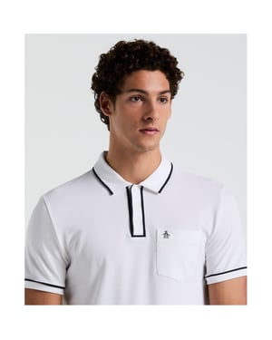 Men's Original Penguin Regular Fit Polo Shirt in Bright White