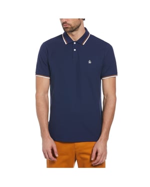 Men's Original Penguin Penguin Pete Polo Shirt in Medieval Blue