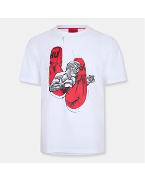 Men's Hugo Regular Fit T-Shirt in White