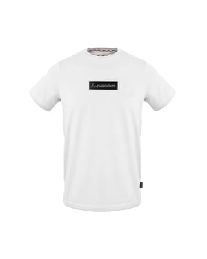Men's Aquascutum Crew Neck Short Sleeve Regular Fit T-Shirt in White