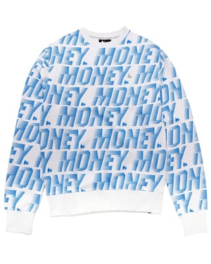 Men's Money Zoom Ape Crew in Campanula Blue