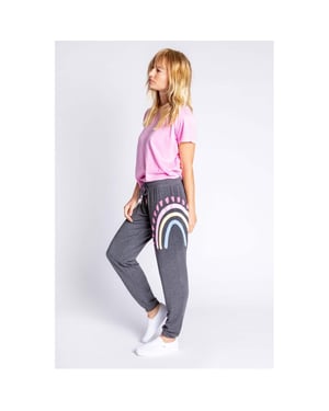 Women's PJ Salvage Salvage Cuffed Pant in Anthrazit-Mel.