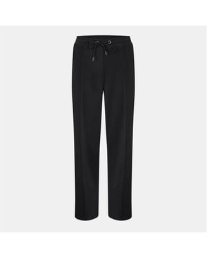 Women's Ted Baker Solid Patterned Open Hem Straight Joggers in Black