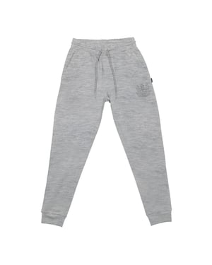 Men's Aquascutum Solid Patterned Tapered Fit Slim Joggers in   Grey