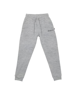 Men's Aquascutum Solid Patterned Tapered Fit Slim Joggers in Grey