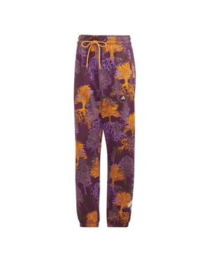 Women's adidas Floral Patterned Regular Joggers in Brown