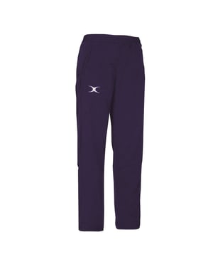 Women's Gilbert Synergie Solid Patterned Straight Track Pants in Navy