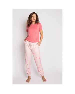 Women's PJ Salvage Salvage Peachy Party Pant in Rosa