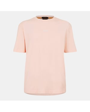 Men's Boss Oversized T-Shirt in Open Pink