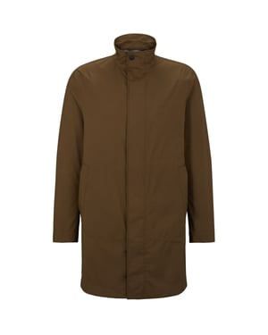 Men's Boss Jared Solid Patterned Over Coat in Open Green