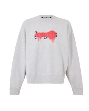 Men's Palm Angels Palm Palm Sketchy in Grey Red