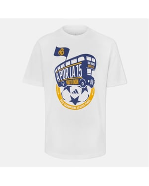 Men's adidas Real Logo Print Competition T-Shirt in White