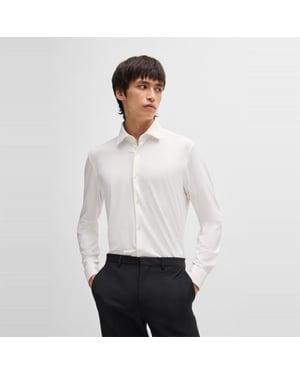Men's Hugo Slim Fit Long Sleeve Shirt in White