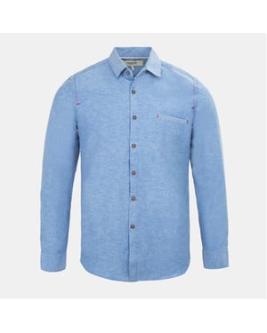 Men's Firetrap Plain Shirt in Light Blue