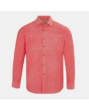 Men's Firetrap Plain Shirt in Red