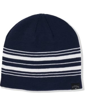 Accessories Callaway Reverse Wordmark Beanie with Logo in Navy