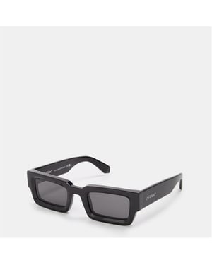 Accessories Off White Lecce Rectangle Full Rim Sunglasses in Black/Dark Grey
