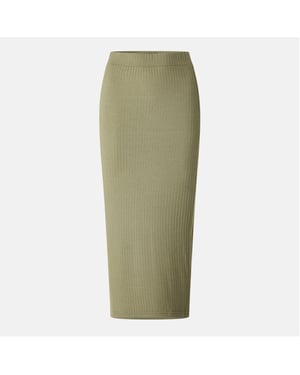 Women's Pieces Skirt Midi Pencil Skirt in Deep Lichen Gr