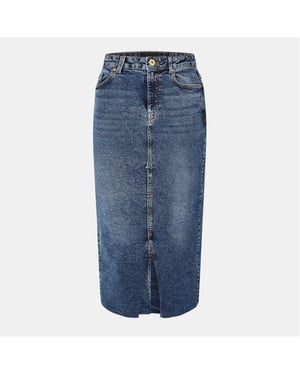 Women's Pieces Skirt Midi Pencil Skirt in Medium Blue