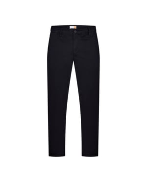 Men's Timberland Twill Solid Patterned Straight Chinos in Black