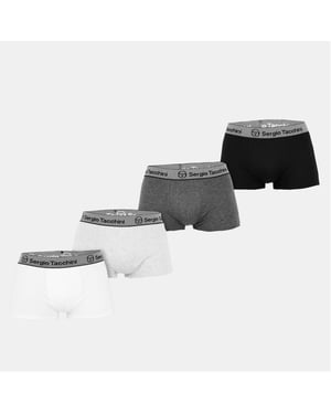 Men's Sergio Tacchini 4 Pack Plain Design Boxer Brief in Multi