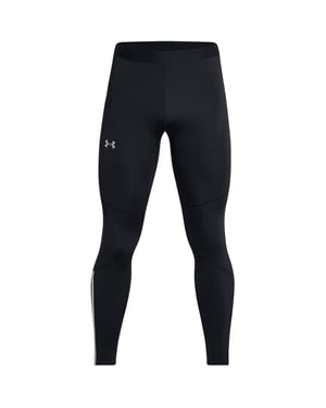Men's Under Armour Launch Solid Patterned Leggings in Black