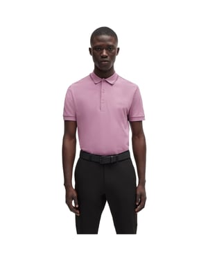 Men's Boss Hbg Paule 4 Polo Shirt, Premium Craftsmanship in Light Purple
