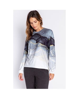 Women's PJ Salvage Salvage Ombre Shirt in Multicolour