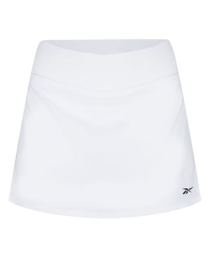 Women's Reebok Wor Vec Logo Print Skort in White