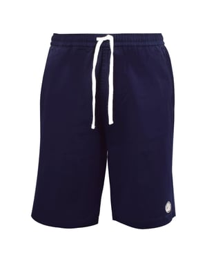 Men's Pretty Green Cargo Shorts with Straight Hem in Navy