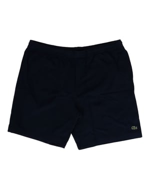 Men's Lacoste Basic Fleece Shorts in Navy Blue
