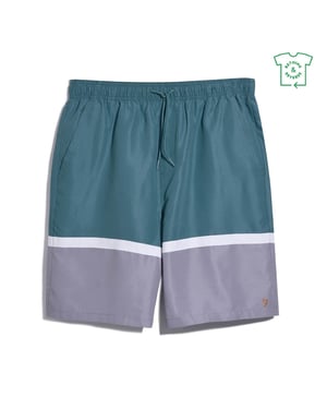 Men's Farah Murphy Regular Fit Swim Short in Ocean