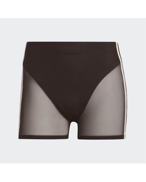 Women's adidas Originals Ivy Park Mesh Regular Fit Swim Short in Brown