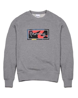 Men's Money Vice Crew in Grey Melange