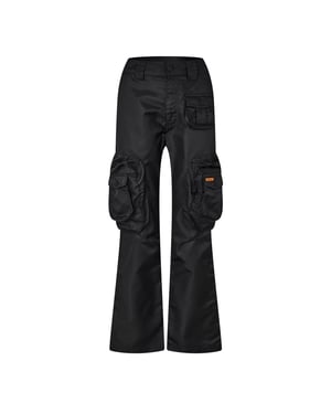 Women's Heron Preston X-Ray Nylon Cargo Pants in Black