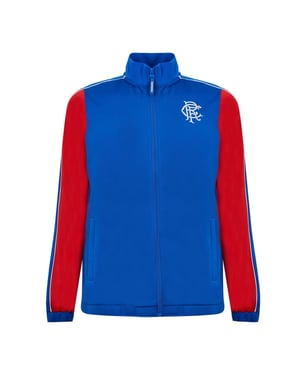 Men's Castore Mock Neck Athletic Long Sleeve Top in Blue