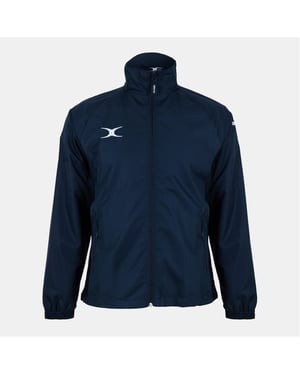 Women's Gilbert Funnel Neck Raglan Sleeve Athletic Top in Navy