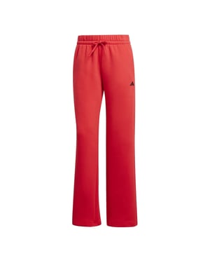 Women's adidas Sl FC Solid Patterned Sweatpants in Pure Ruby/Black