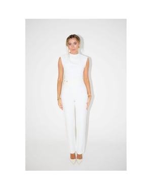 Women's Odd Muse The Ultimate Muse Straight Leg Trousers in White