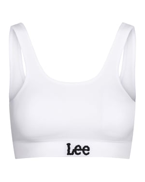 Women's Lee Katie Scoop Neck Cropped Bra in White