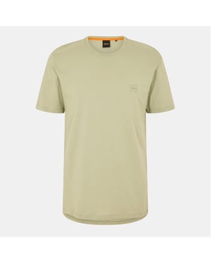 Men's Boss Hbo Tales T-Shirt, Premium Cotton in Open Green 370