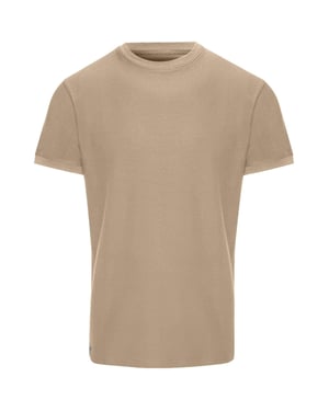 Men's Threadbare Gosford Regular Fit Crew Neck T-Shirt in Stone